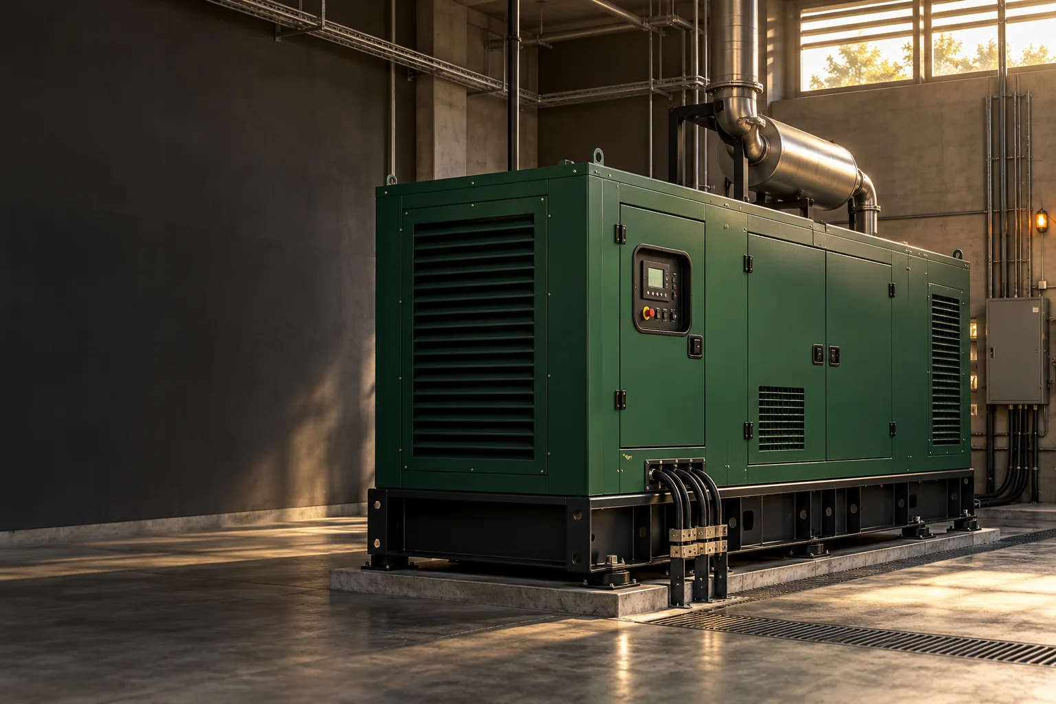 Representative industrial generator; specific options depend on requirements and current availability